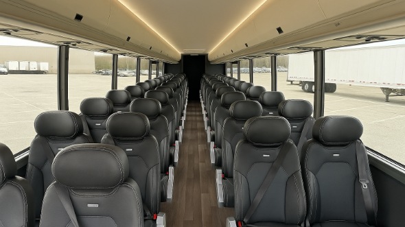 Interior of Charter Bus Company Littleton's 18 Passenger Minibus in Littleton