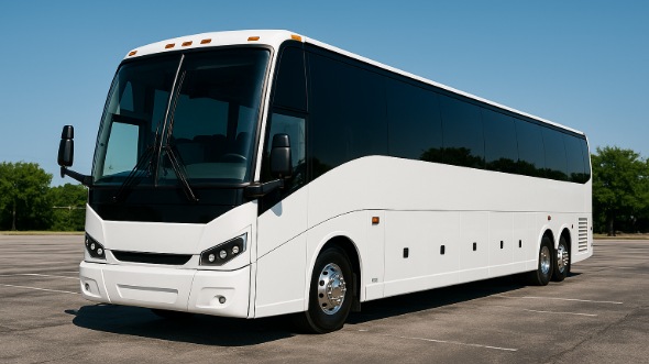 Exterior of Charter Bus Company Ken Caryl's 54 Passenger Charter Bus in Ken Caryl