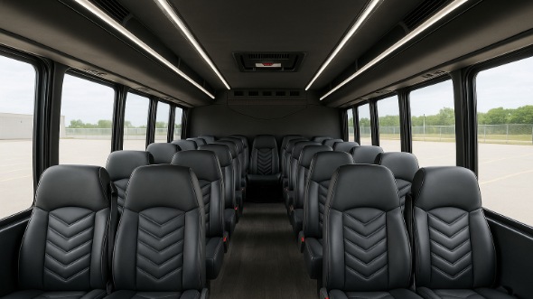 littleton 20 passenger minibus inside