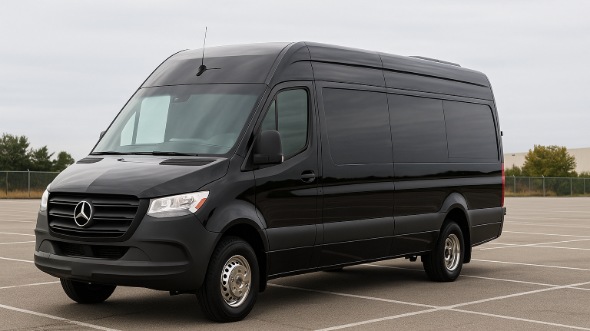 Exterior of Charter Bus Company Littleton's Sprinter Limo in Littleton